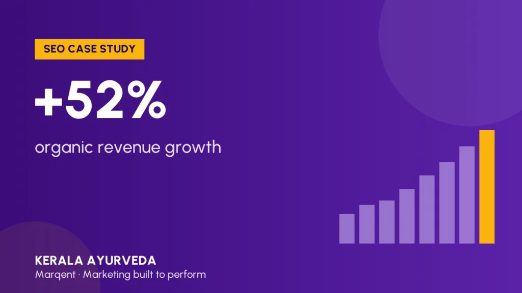 Kerala Ayurveda case study: +52% organic revenue growth